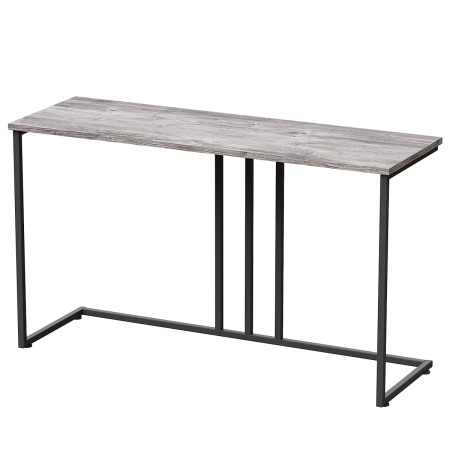 Стол-консоль Лиссабон 1, ЛДСП Сосна пасадена / Металлокаркас Черный