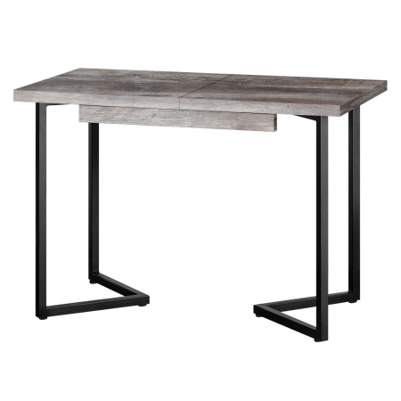 Стол раздвижной Лондон (1000/1400х600), ЛДСП Сосна пасадена / Металлокаркас Черный