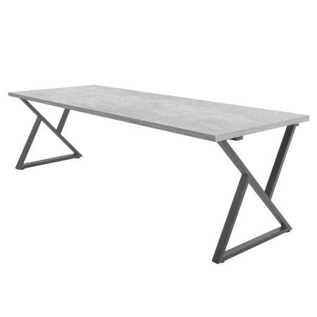 Стол Дели (1600х800), ЛДСП Бетон / Металлокаркас Графит
