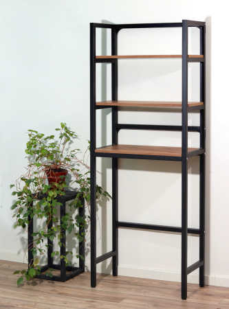 Стойка для стиральной машины Венеция 2, ЛДСП Дуб табачный крафт / Металлокаркас Графит