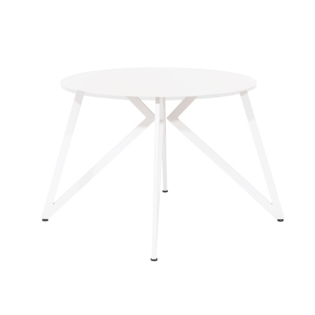 Стол Женева (D1000) 18мм, ЛДСП Белый / Металлокаркас Белый