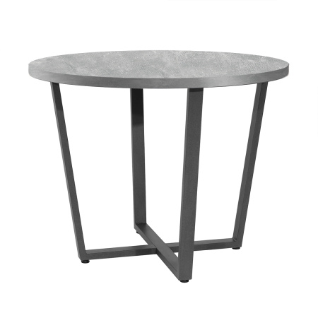 Стол Орлеан (D1100) 18мм, ЛДСП Бетон / Металлокаркас Графит Стол Орлеан (D1100) 18мм, ЛДСП Бетон / Металлокаркас Графит
