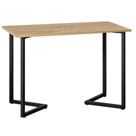 Стол Лондон (1000х700) 18мм, ЛДСП Дуб золотой крафт / Металлокаркас Черный