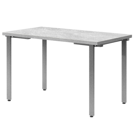 Стол Прага (1200х700), ЛДСП Бетон / Металлокаркас Графит