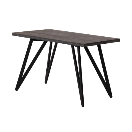Стол Женева 2 (1300х800), ЛДСП Сосна пасадена / Металлокаркас Графит