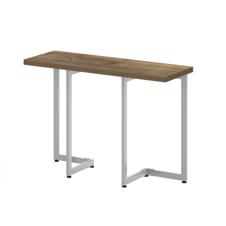 Стол-консоль Арлен 1, ЛДСП Дуб табачный крафт / Металлокаркас Белый
