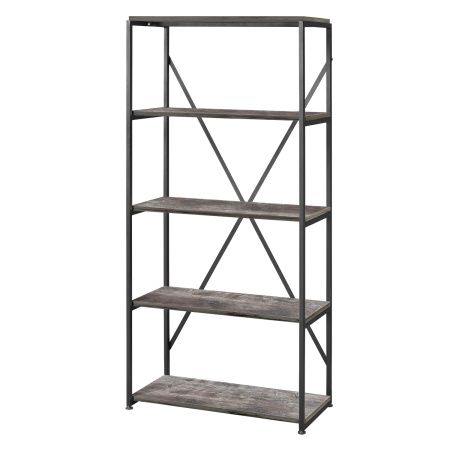 Стеллаж Лофт СН-1, ЛДСП Сосна пасадена / Металлокаркас Черный Стеллаж Лофт СН-1, ЛДСП Сосна пасадена / Металлокаркас Черный