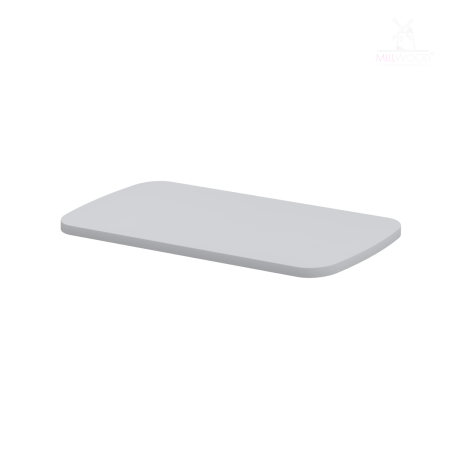 Столешница закругленная 1300х800х36, ЛДСП Белый