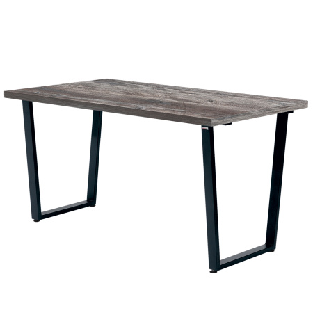 Стол Уэльс (1300х800), ЛДСП Сосна пасадена / Металлокаркас Черный