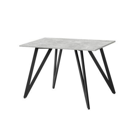 Стол Женева 2 (1000х700) 18мм, ЛДСП Бетон / Металлокаркас Черный