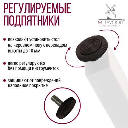 Опоры Прага, Металлокаркас Белый