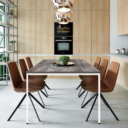 Стол Сеул (1600х800), ЛДСП Сосна пасадена / Металлокаркас Белый Стол Сеул (1600х800), ЛДСП Сосна пасадена / Металлокаркас Белый