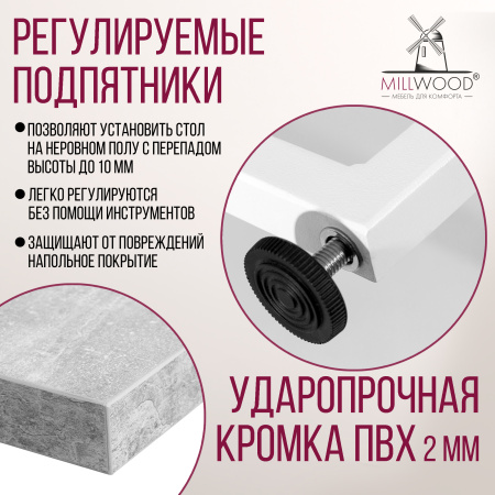 Стеллаж Лофт CH-3, ЛДСП Бетон / Металлокаркас Белый Стеллаж Лофт CH-3, ЛДСП Бетон / Металлокаркас Белый