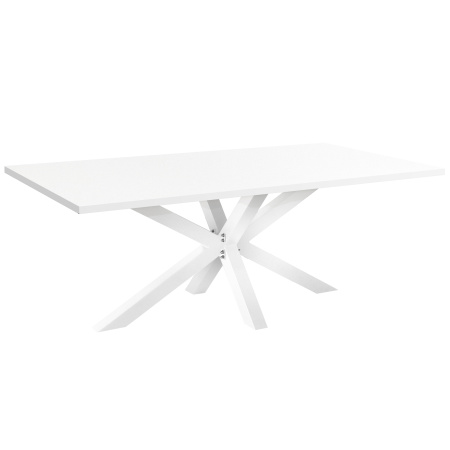 Стол Кейптаун (2200х1100), ЛДСП Белый / Металлокаркас Белый