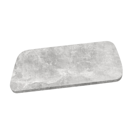 Столешница закругленная 1200х700х36, ЛДСП Бетон