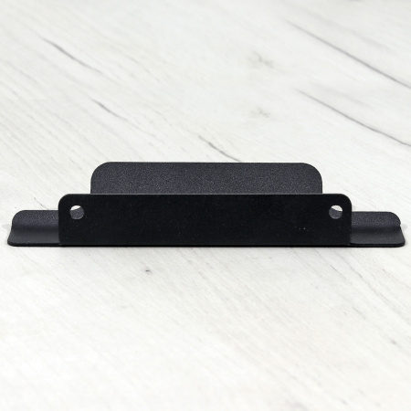 Ручка мебельная торцевая Венеция L150, Металлокаркас Черный Ручка мебельная торцевая Венеция L150, Металлокаркас Черный