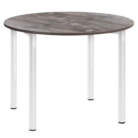 Стол-консоль Далис 3, ЛДСП Сосна пасадена / Металлокаркас Белый