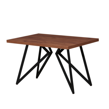 Стол Женева (1300х800), ЛДСП Дуб табачный крафт / Металлокаркас Графит