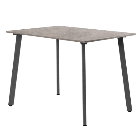 Стол Шанхай (1000х700) 18мм, ЛДСП Бетон / Металлокаркас Графит Стол Шанхай (1000х700) 18мм, ЛДСП Бетон / Металлокаркас Графит