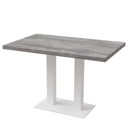 Стол Берлин (1300х800), ЛДСП Сосна пасадена / Металлокаркас Белый