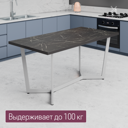 Столешница 2000х9000х36, ЛДСП Мрамор Неро