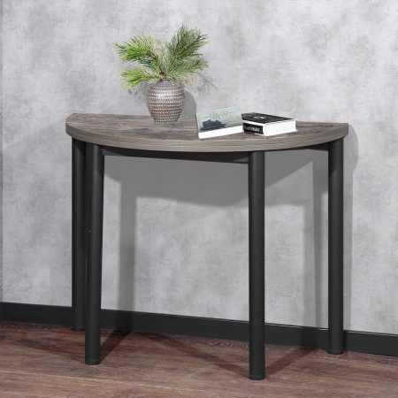 Стол-консоль Далис 2, ЛДСП Сосна пасадена / Металлокаркас Графит