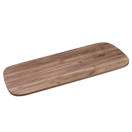 Столешница закругленная 1300х800х36, ЛДСП Дуб табачный крафт