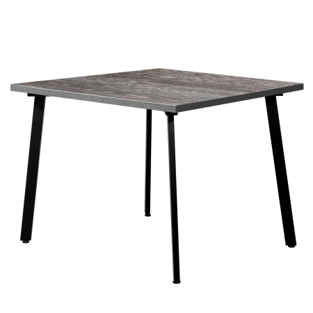 Стол Шанхай (1100х1100), ЛДСП Сосна пасадена / Металлокаркас Черный