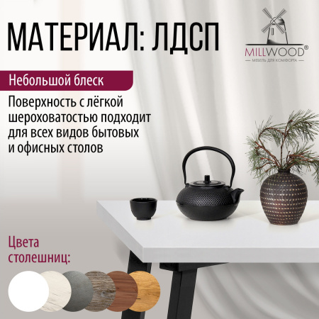 Столешница 1800х800х36, ЛДСП Белый