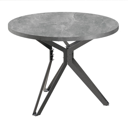 Стол Ванкувер (D900), ЛДСП Бетон / Металлокаркас Графит