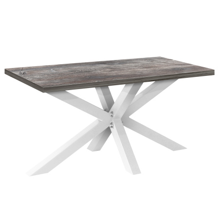 Стол Кейптаун (1600х800), ЛДСП Сосна пасадена / Металлокаркас Белый