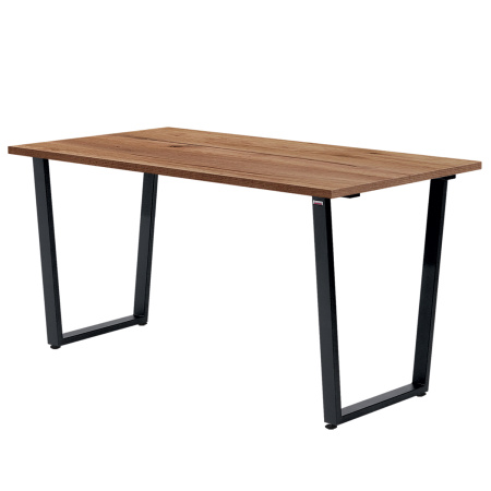 Стол Уэльс (1300х800) 18мм, ЛДСП Дуб табачный крафт / Металлокаркас Черный