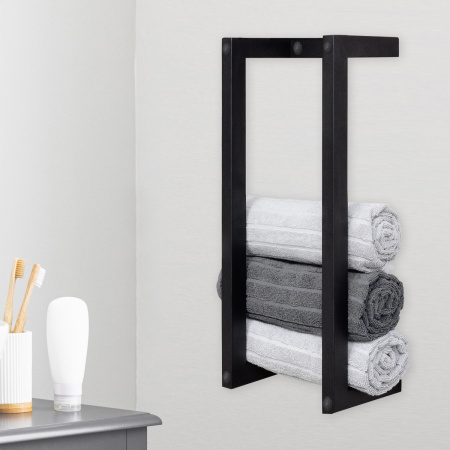 Держатель для полотенец, Металлокаркас Черный
