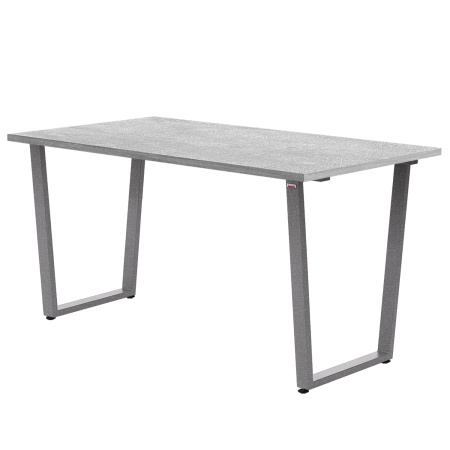 Стол Уэльс (1300х800) 18мм, ЛДСП Бетон / Металлокаркас Графит