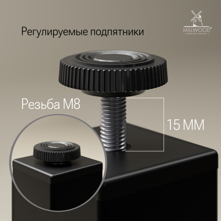 Стол Сиена раздвижной (412/2432х800), ЛДСП Дуб золотой крафт \ Металлокаркас Черный