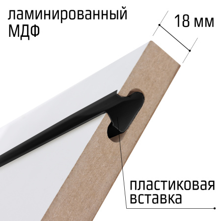 Экономпанель 1000х1600 (вставки пластик чёрный)