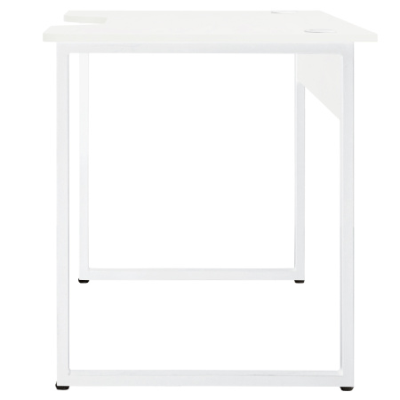 Стол Гонконг с вырезом (1200х700) 18 мм, ЛДСП Белый / Металлокаркас Белый Стол Гонконг с вырезом (1200х700) 18 мм, ЛДСП Белый / Металлокаркас Белый