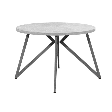 Стол Женева (D1100), ЛДСП Бетон / Металлокаркас Графит
