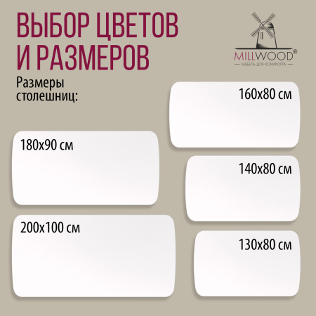 Стол Мюнхен (2000х1000), ЛДСП Белый / Металлокаркас Белый Стол Мюнхен (2000х1000), ЛДСП Белый / Металлокаркас Белый