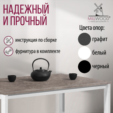 Опора для стола СЕУЛ 1600х800, Металлокаркас Белый Опора для стола СЕУЛ 1600х800, Металлокаркас Белый