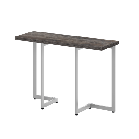 Стол-консоль Арлен 1, ЛДСП Сосна пасадена / Металлокаркас Белый