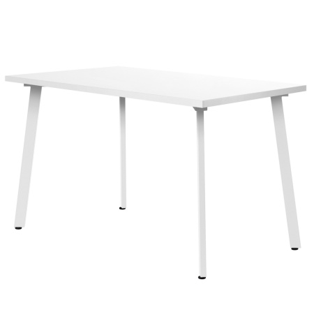 Стол Шанхай (1200х700), ЛДСП Белый / Металлокаркас Белый