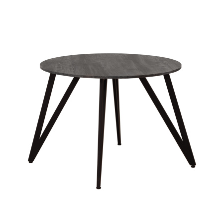 Стол Женева 2 (D1000) 18мм, ЛДСП Сосна пасадена / Металлокаркас Графит