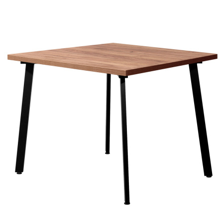 Стол Шанхай (1000х1000), ЛДСП Дуб табачный крафт / Металлокаркас Графит