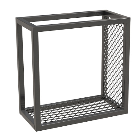 Полка Лофт 3 правая, Металлокаркас Черный