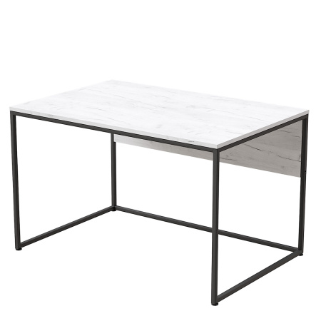 Стол письменный Бейрут(1200х800) 18 мм, ЛДСП Белый / Металлокаркас Графит