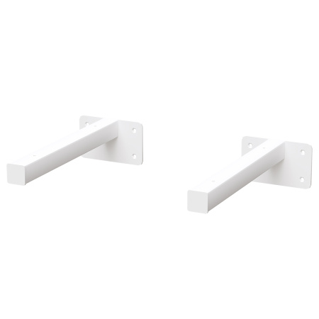 Кронштейн настенный (пара), Металлокаркас Белый