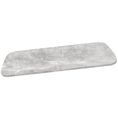 Столешница закругленная 2500х1200х36, ЛДСП Бетон