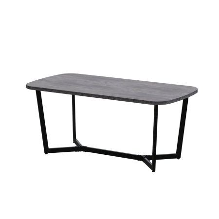 Стол Мюнхен (1800х900), ЛДСП Сосна пасадена / Металлокаркас Черный