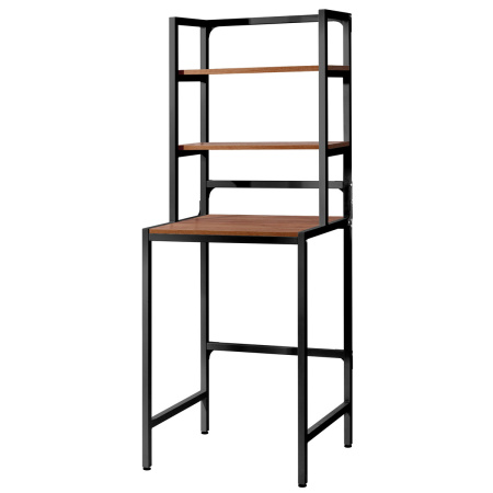 Стойка для стиральной машины Венеция 1, ЛДСП Дуб табачный крафт / Металлокаркас Черный